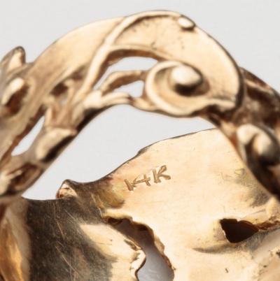 Eric deKolb Eric deKolb Sea Serpant Ring 14kt Gold