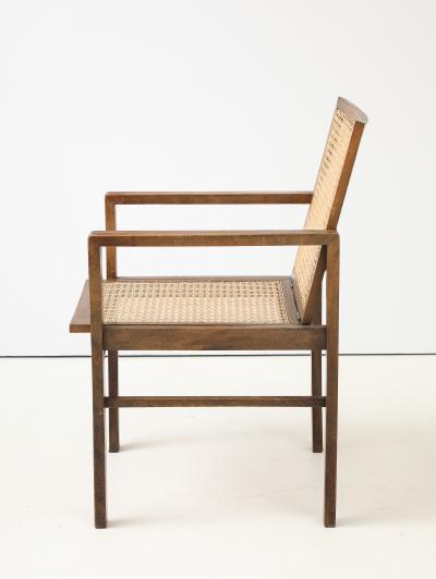 Erich Dieckmann Eric Dieckmann Armchair Cane Seat Back 1930 s stamped