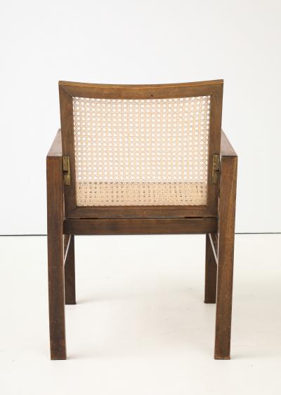 Erich Dieckmann Eric Dieckmann Armchair Cane Seat Back 1930 s stamped