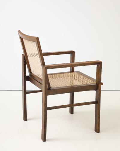 Erich Dieckmann Eric Dieckmann Armchair Cane Seat Back 1930 s stamped