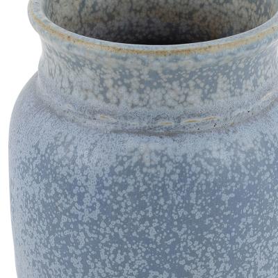 Erich Triller Large Vase in Dappled Light Blue by Erich and Ingrid Triller for Tobo
