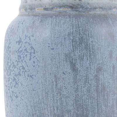 Erich Triller Large Vase in Dappled Light Blue by Erich and Ingrid Triller for Tobo
