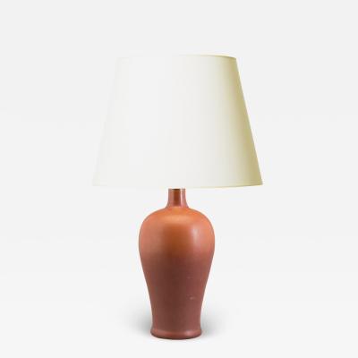 Erich Triller Swedish Modern Large Table Lamp by Tobo