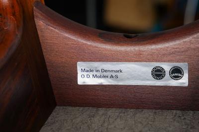 Erik Buch Erik Buch Bar Stools Model OD 61 for Odense M belfabrik Denmark 1960s