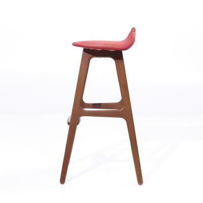 Erik Buch Erik Buch Mid Century Bar Stool Single