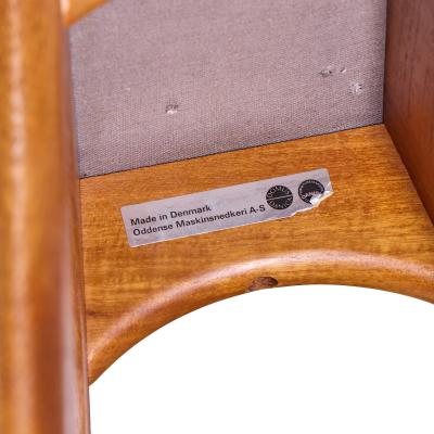 Erik Buch Erik Buch Mid Century Danish Teak Bar Stools Pair