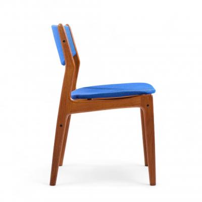 Erik Buch Erik Buch Mid Century Danish Teak Side Dining Chairs Set of 4