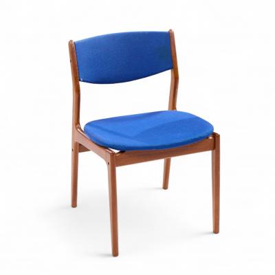 Erik Buch Erik Buch Mid Century Danish Teak Side Dining Chairs Set of 4