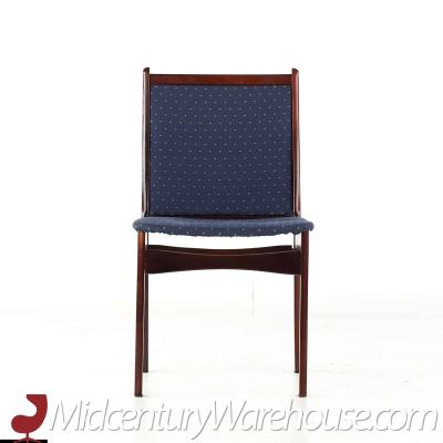 Erik Buch Erik Buch Style Mid Century Rosewood Dining Chairs Set of 8
