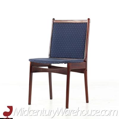 Erik Buch Erik Buch Style Mid Century Rosewood Dining Chairs Set of 8