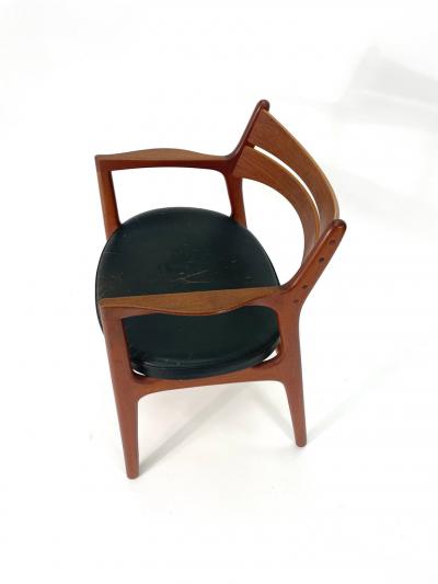 Erik Buch Erik Buch Teak Desk Chair with Arms for Christiansen M belfabrik