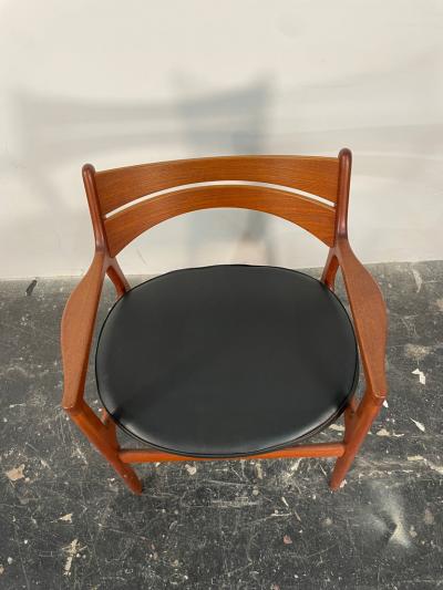 Erik Buch Erik Buch Teak Desk Chair with Arms for Christiansen M belfabrik