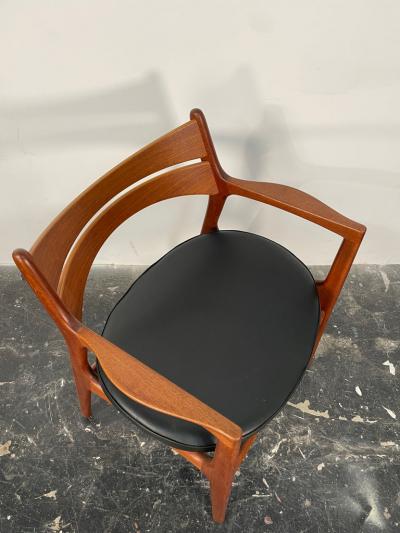Erik Buch Erik Buch Teak Desk Chair with Arms for Christiansen M belfabrik