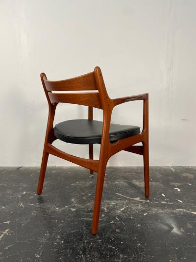 Erik Buch Erik Buch Teak Desk Chair with Arms for Christiansen M belfabrik