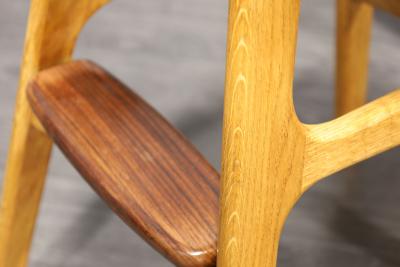 Erik Buch Erik Buck Bar Stools Model OD 61 Produced by O D Mobler in Denmark