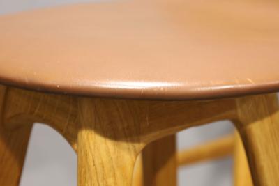 Erik Buch Erik Buck Bar Stools Model OD 61 Produced by O D Mobler in Denmark