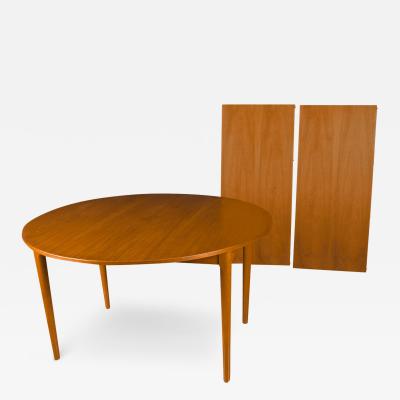 Erik Buch Mid Century Erik Buch for Povl Dinesen Danish Teak Extendable Dining Table