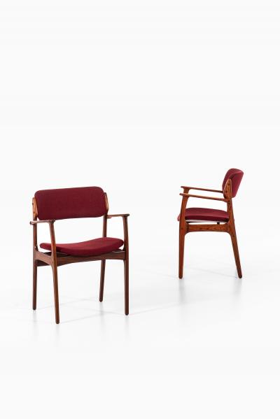 Erik Buck Armchairs Model OD 50 Produced by Oddense Maskinsnedkeri A S