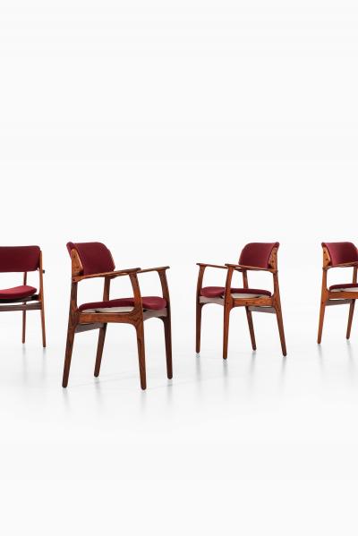 Erik Buck Armchairs Model OD 50 Produced by Oddense Maskinsnedkeri A S