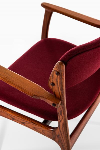 Erik Buck Armchairs Model OD 50 Produced by Oddense Maskinsnedkeri A S