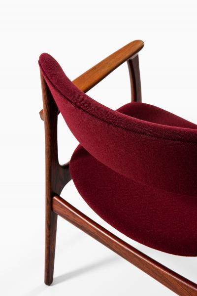 Erik Buck Armchairs Model OD 50 Produced by Oddense Maskinsnedkeri A S