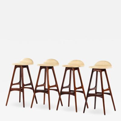 Erik Buck Bar Stools Model OD 61 Produced by Oddense M belfabrik