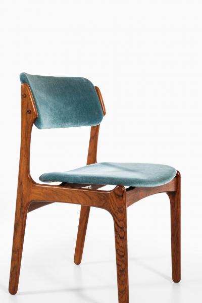 Erik Buck Dining Chairs Model OD 49 Produced by Oddense Maskinsnedkeri A S