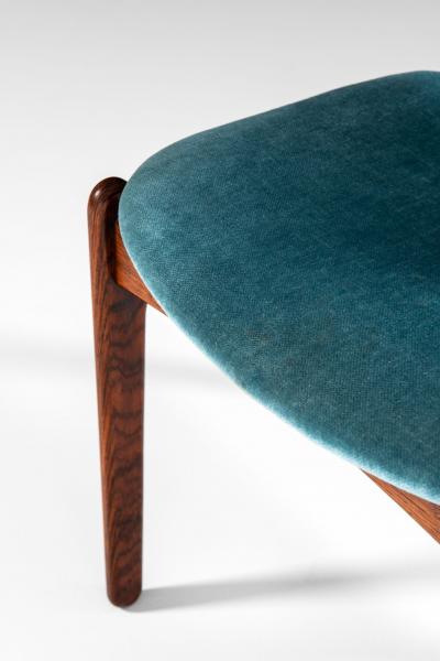 Erik Buck Dining Chairs Model OD 49 Produced by Oddense Maskinsnedkeri A S