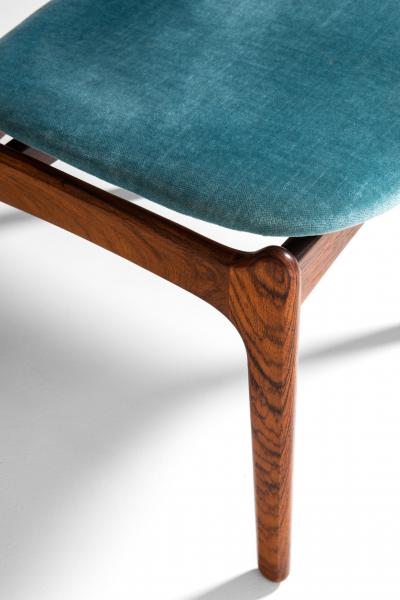 Erik Buck Dining Chairs Model OD 49 Produced by Oddense Maskinsnedkeri A S