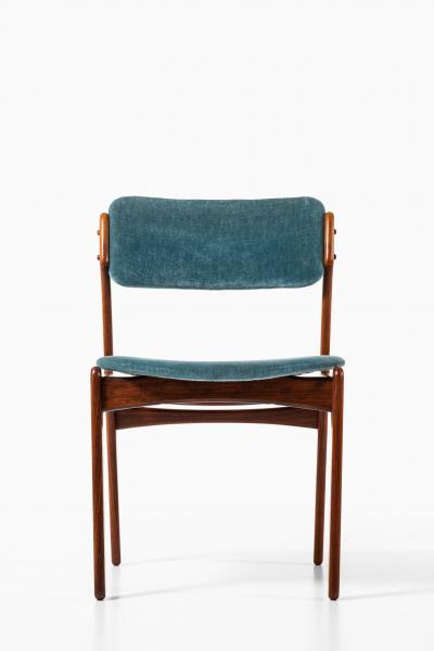 Erik Buck Dining Chairs Model OD 49 Produced by Oddense Maskinsnedkeri A S