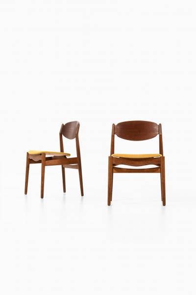 Erik Buck Dining Chairs Produced by Vamo M belfabrik
