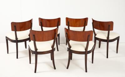 Erik Chambert A Set of Six Swedish Side Chairs Circa 1940s