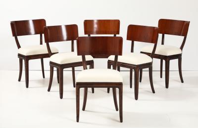 Erik Chambert A Set of Six Swedish Side Chairs Circa 1940s