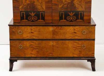 Erik Chambert Erik Chambert Birch and Walnut Cabinet Circa 1920s