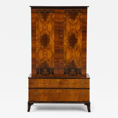 Erik Chambert Erik Chambert Birch and Walnut Cabinet Circa 1920s