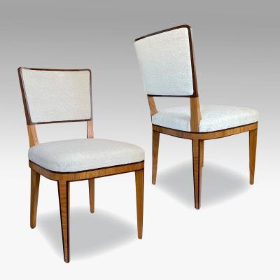 Erik Chambert Natty Pair of Swedish Modern Side Chairs