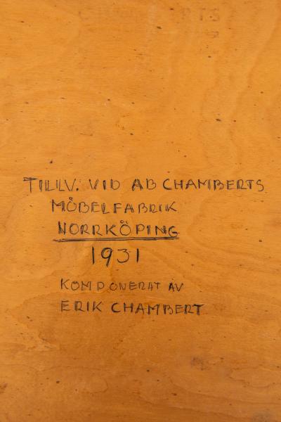 Erik Chambert Tray Table Produced by AB Chamberts M belfabrik