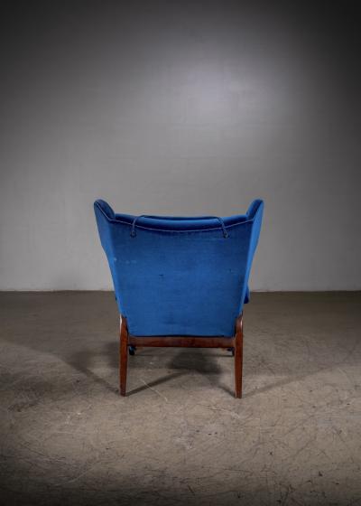 Erik Eks wingback lounge chair