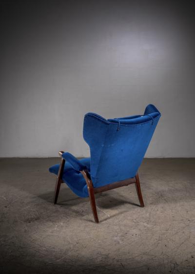 Erik Eks wingback lounge chair