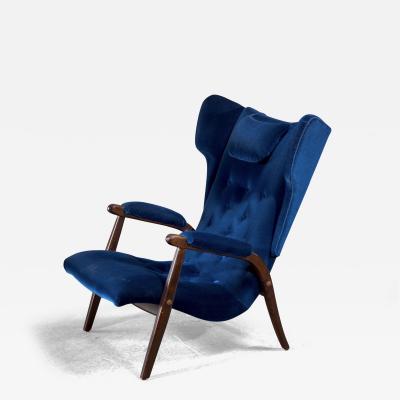 Erik Eks wingback lounge chair