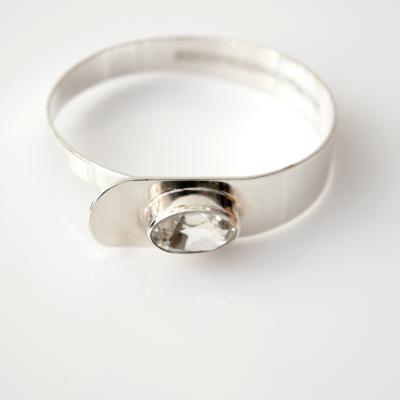 Erik Granit Scandinavian Modern Sterling Silver Bracelet by Erik Granit Helsinki 1971