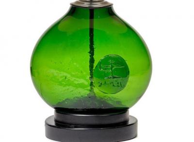 Erik H glund Art Glass Table Lamp by Erik Hoglund