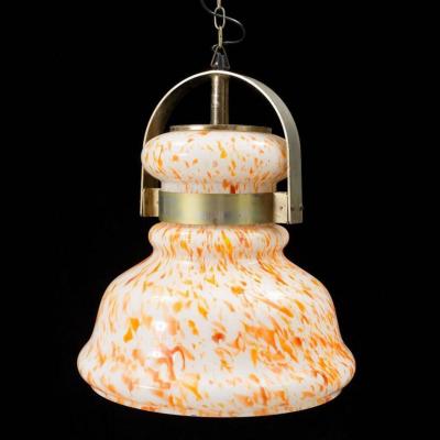 Erik H glund Glass Pendant Erik Hoglund Attributed