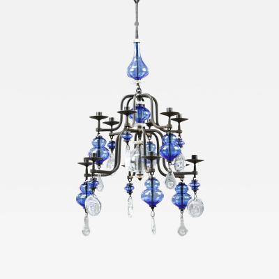 Erik H glund Large Chandelier by ERIK H GLUND for Boda