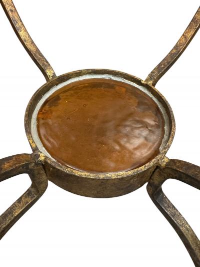 Erik H glund MID CENTURY IRON LOW SIDE TABLES GLASS ETCHED TOPS STYLE OF ERIK HOGLUND