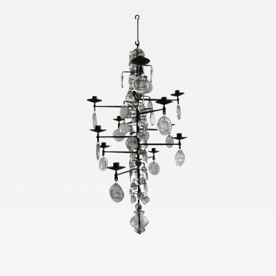 Erik H glund Mid Century Modern Twelve Arm Chandelier By Erik H glund