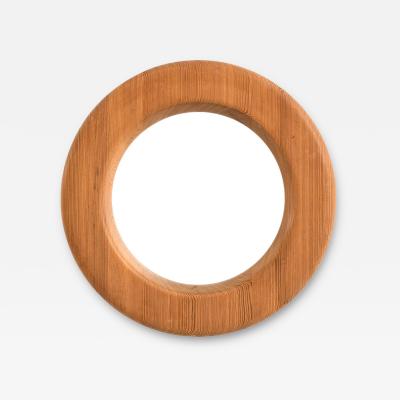 Erik H glund Mirror with Oregon Pine Frame by Erik H glund 1950s