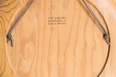 Erik H glund Round Swedish Mirror in Pine by Erik H glund