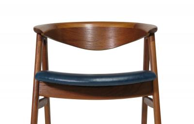 Erik Kirkegaard Pair of Restored Danish Teak Armchairs by Erik Kirkegaard