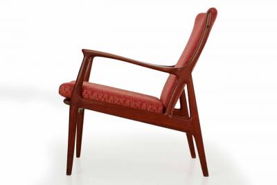 Erik Kollig Andersen Andersen Pedersen for Horsnaes Danish Sculpted Teak Arm Chair